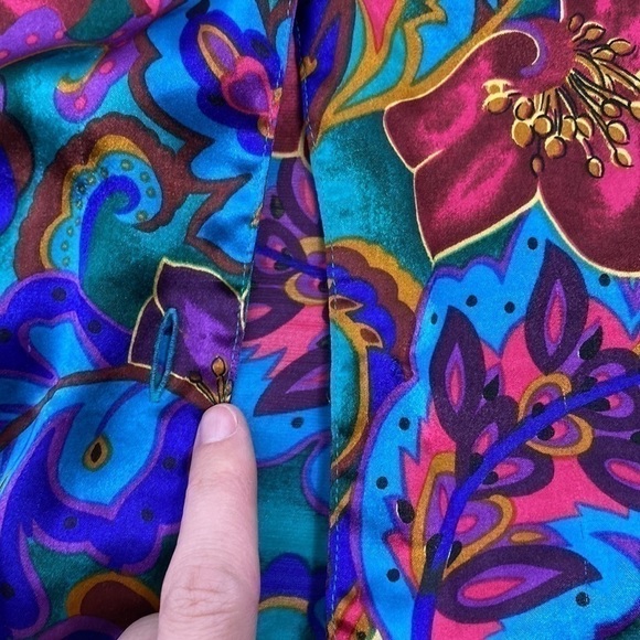 Vintage Victoria's Secret Night Button Front Shirt Size Small - Picture 7 of 9